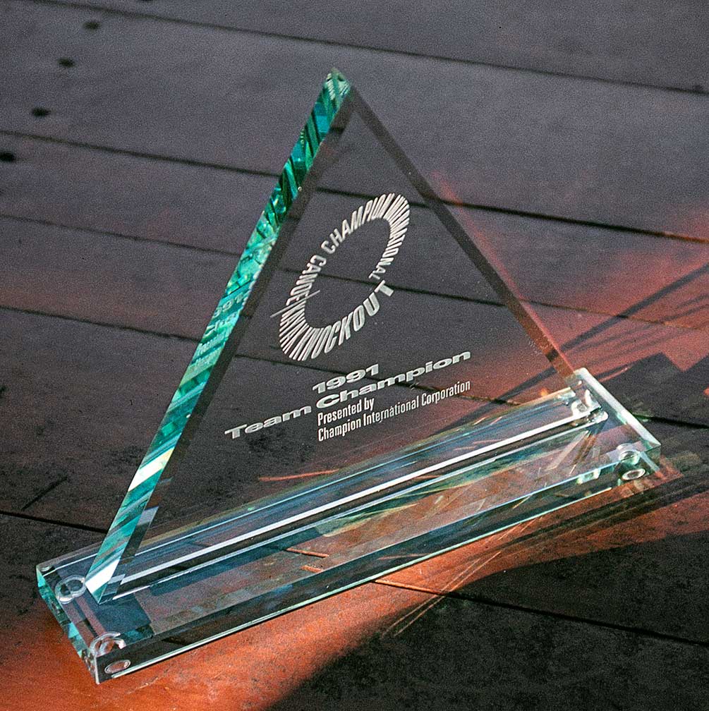 champion-intl-canoe-knockout_award.jpg Art Direction by: Bart Crosby, Crosby Associates